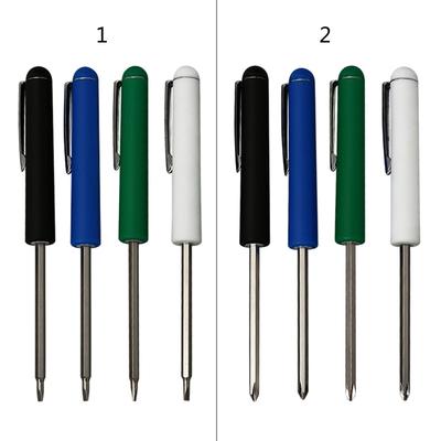 Rašiklis Atsuktuvas Daugiafunkcis įrankis Patogus įrankis Magnetinis kišeninis atsuktuvas Atsuktuvas 3/4 mm technikams