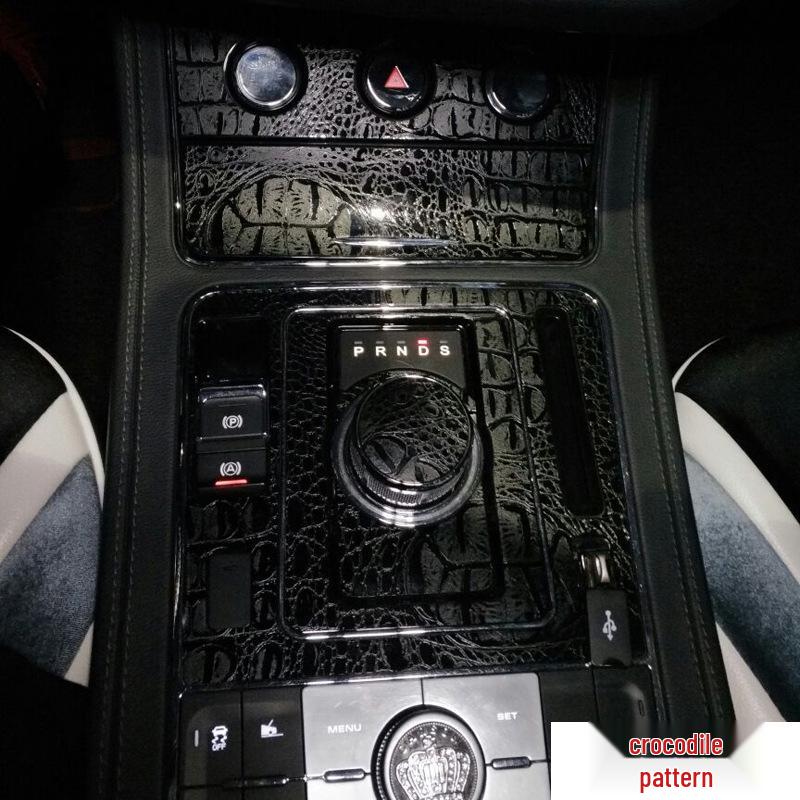 Zotye T600 Sport 16 Model Carbon Fiber Gear Shift Console Decor Sticker