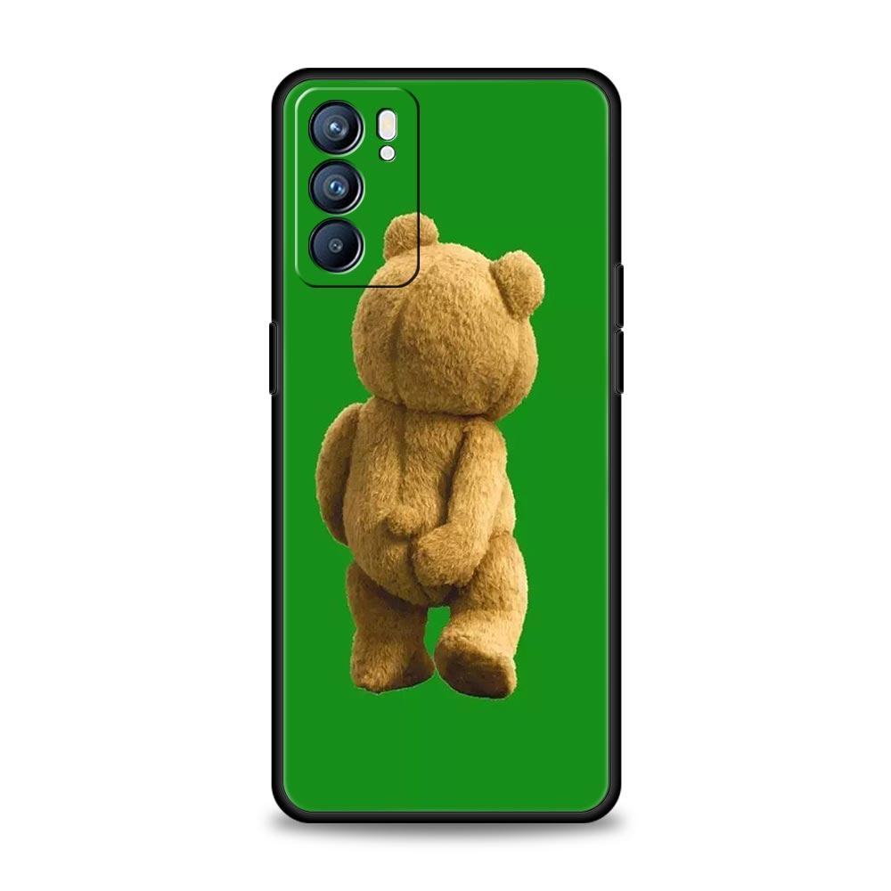 

Phone Case Cover For Oppo A17 A31 A54 A57 A78 A79 Find X5 X6 Reno 7 8 10 11 12 13 F Pro 5G Soft TPU Shell Funny Tedy Bear Fundas Reno10 F