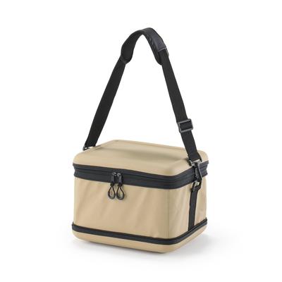 Foldable Soft Cooler Bag with Shoulder 28 X 22 X 19 83832810 Strap, Beige, Approx. Cm, 12L,