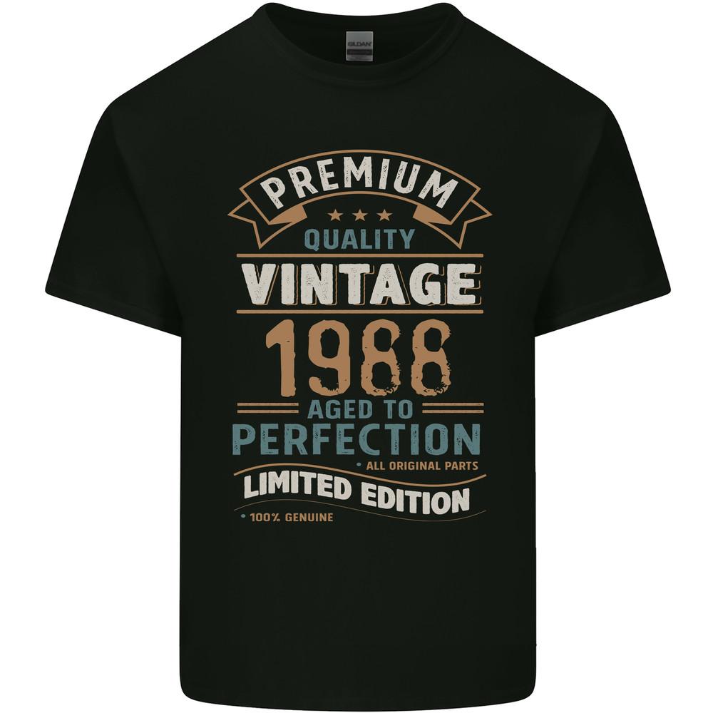 Premium Vintage 37th Birthday 1988 Mens Light Cotton T-Shirt