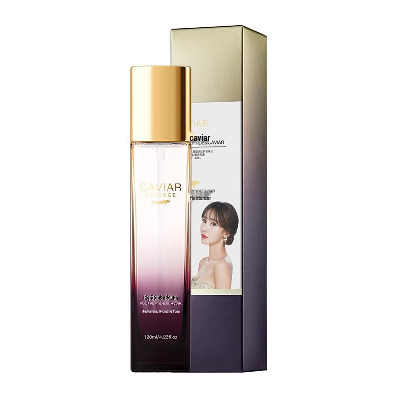 Oppe Zhenmei Caviar Peptide Skincare Set: Essence, Water, Lotion, Cream, Cleanser, Hydrating, Moisturizing.