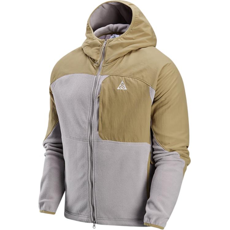 Nike ACG Wolf Tree Logo Hooded Zip Long Sleeve Jacket Men Jackets Gray HJ2459-297 2XL
