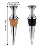 2pcs Flat Head Wine Bottle Stopper Zinc Zinc Zinc Alloy Wine Preserver Creative Wine Saver  Home