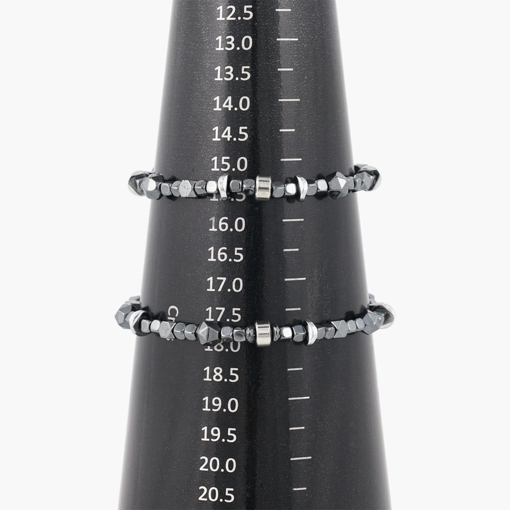 Jbans Classic Multi Hematite Mix Gemstone Bracelet (C2503Ac1277_Sv)