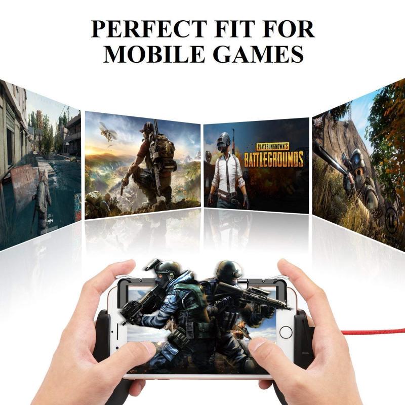 Buy Gamepad for Knives Out PUBG Mobile Phone Shoot Game Controller L1R1 ...