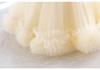 Grenzüberschreitendes Mädchen-Netz-Puff-Prinzessinnenkleid - Formelles Abendkleid mit Schleife und Details für Auftritte