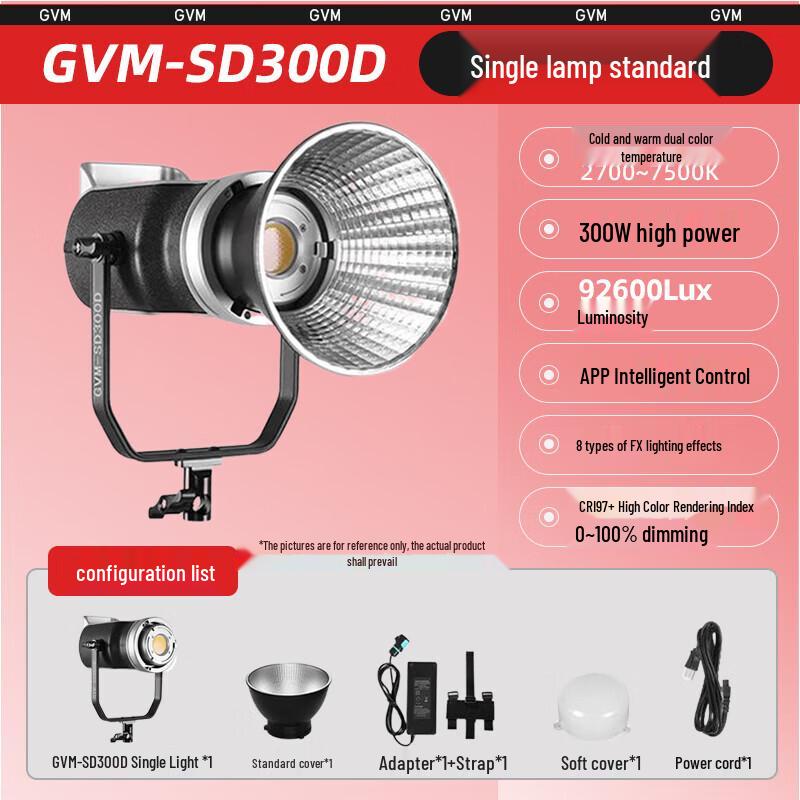 GVM 300W LED Video Light