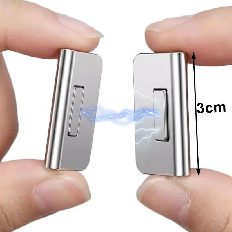 Metal Invisible Curtain Magnets Closure Magnetic Clips Nail Free Drapery Fastener Prevent Light Leaking for Curtains & Bed Net Fixing