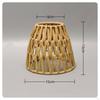 Paper Rope Lampshade Handmade Woven Handwoven Lamp Shade for Homestays, Cafes,