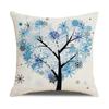 New Household Products Oil Painting Love Tree Linen Pillowcase Gift Sofa Bedroom Cushion Waist Pillowcase