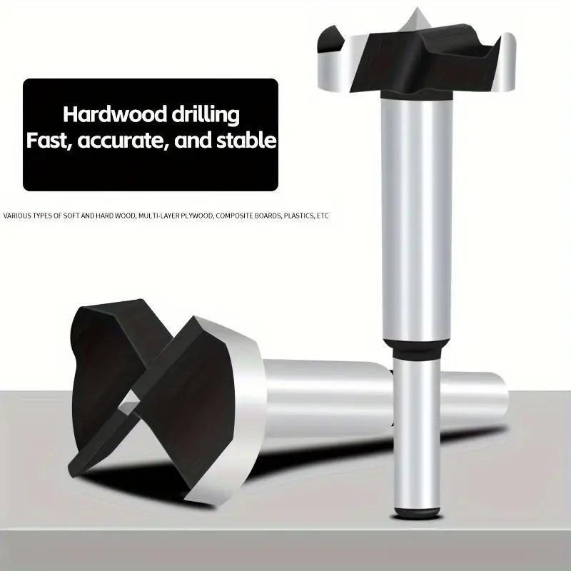 Industrial-Grade Woodworking Hole Opener – Alloy Head for Wood Panels, Door Panels & Extended Punching Drills