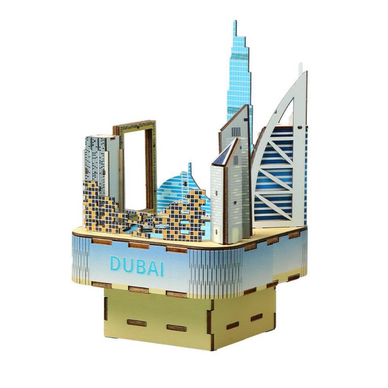 Animal Concert DIY Music Box - Handmade Educational Toy Ornament for Children