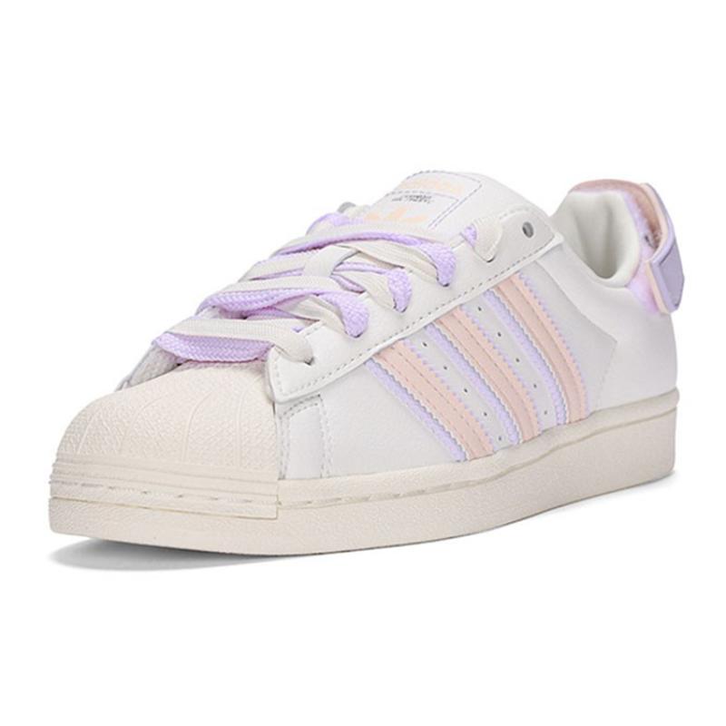 Adidas Originals Superstar 'White Purple Pink' Women's Sneakers H03727