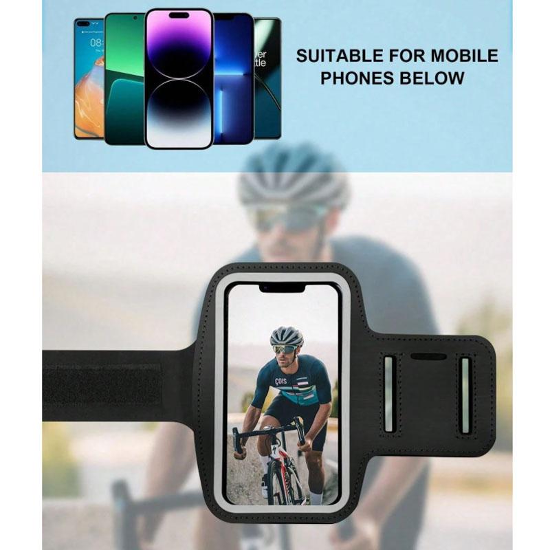 Multi-functional Waterproof Wristband Phone Holder Suitable for Outdoor Activities Running Hiking Cycling Fitness and Touch 6