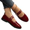 Flat Mary Jane Shoes 22 New Retro Gentle Style Round Toe Slipper Buckle Strap Soft Sole Shoes