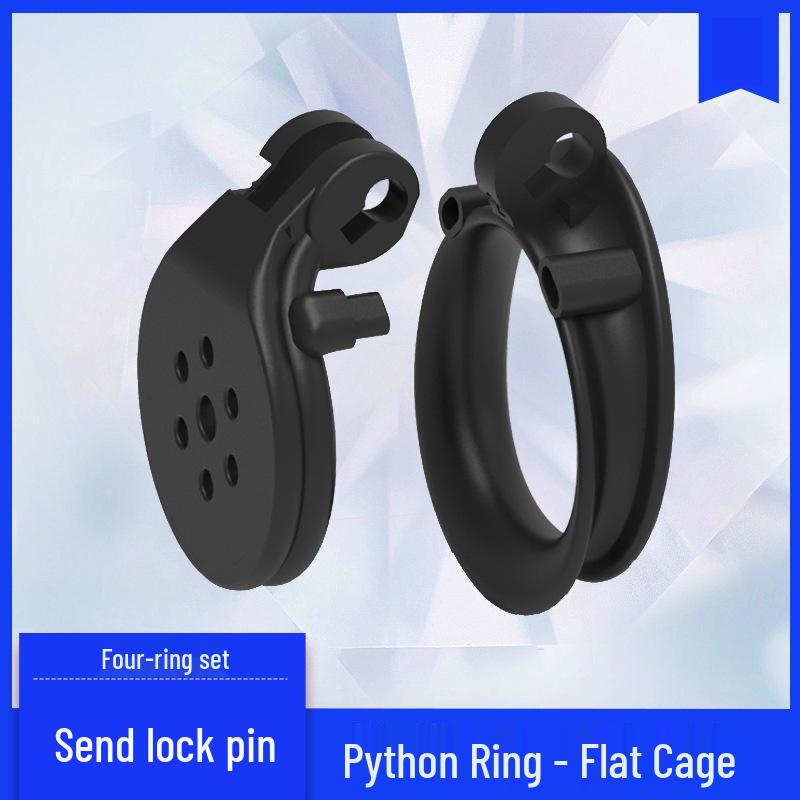 Cobra Escape-Proof Male Chastity Cage Lock for Cross-Dressers