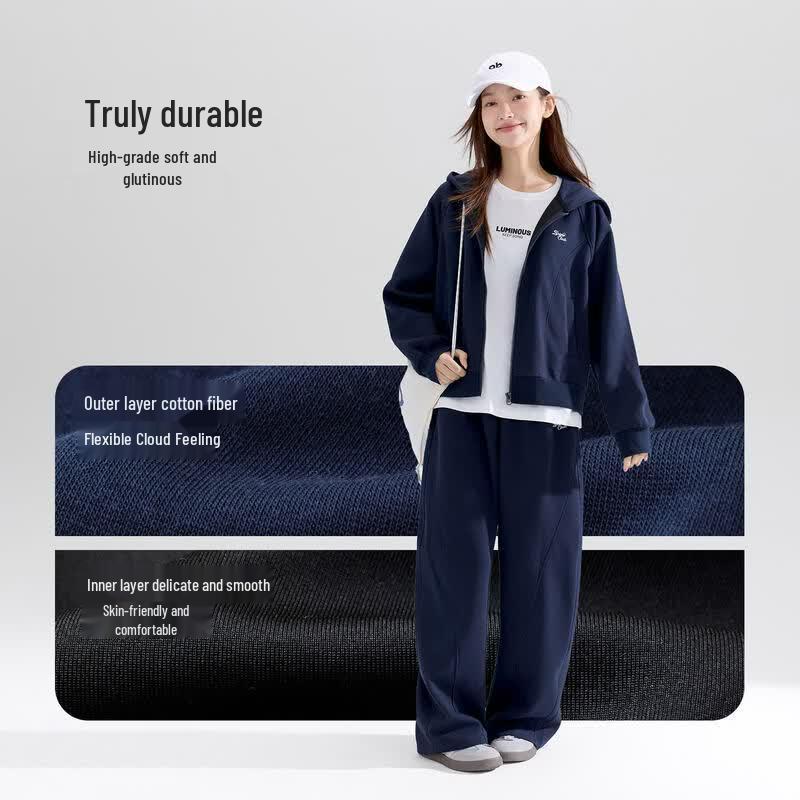Dziewczęcy zestaw casualowych bluz z kapturem