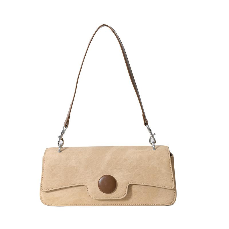 Underarm bag women's large capacity 2025 autumn new French niche retro foreign style shoulder bag Crossbody baguette bag