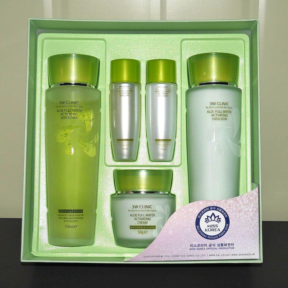 Aloe JMTPWMRO Full Water Women s Cosmetics Skincare Basic 3-piece Set