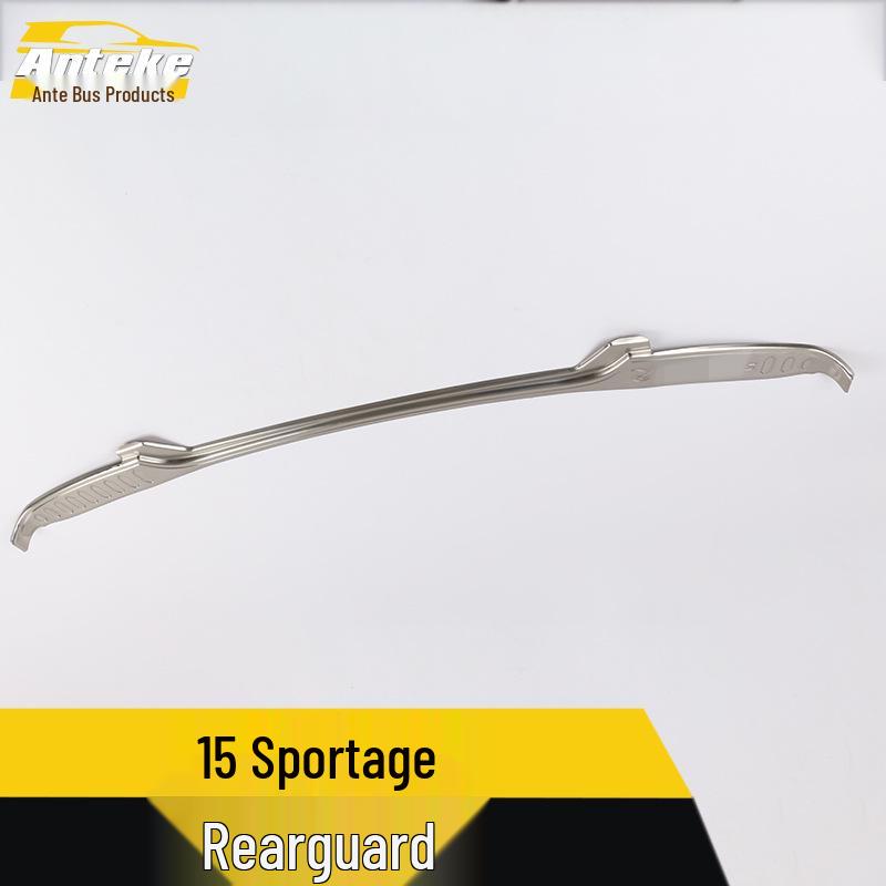 Sportage Rear Guard Plate Set: Stainless Steel Trunk Protection Pedal for 15 Models