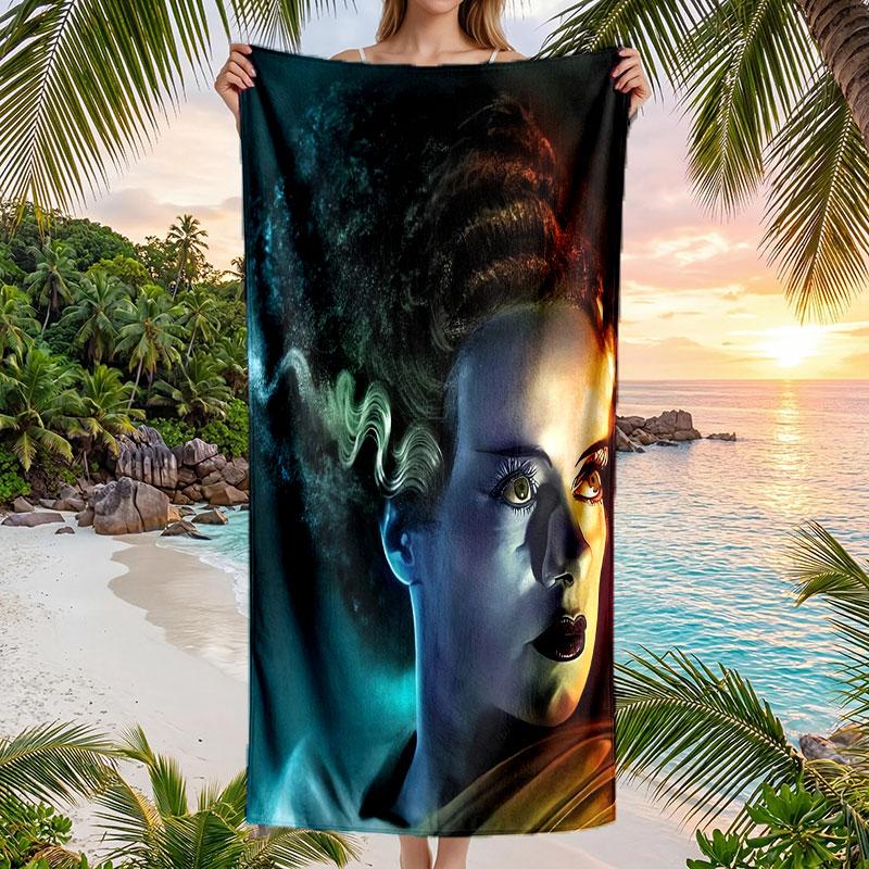 Large Beach Towel Quick Dry Absorbent Towel For Beach IndoorBride of Frankenstein