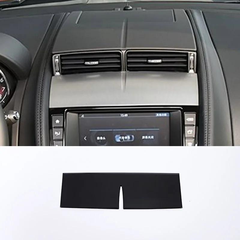 For Jaguar F-TYPE 2013-2026 PVC Glossy Black Interior Modification Center Control Trim Strip Door Trim Sticker Car Accessories