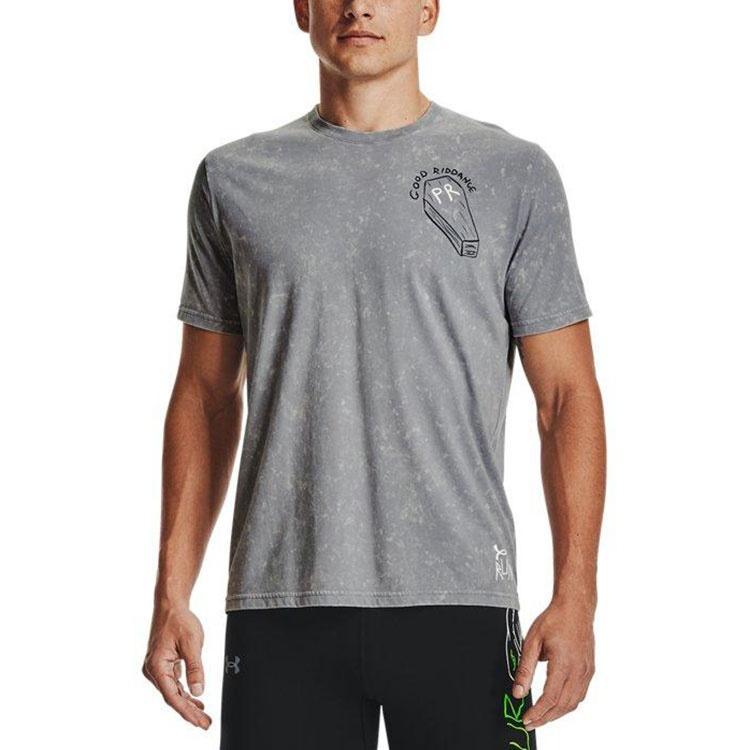 Under Armour Set in Sleeve T Shirt Men's Gray Unisex 1361482-035
