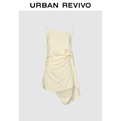 UR 2025 Autumn Women's Pleated Cami Top