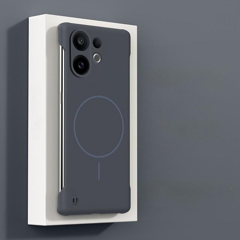 Frameless Magnetic Case for OPPO K13 Turbo Magsafe Wireless Charging Matte Ultra Thin Hard Back Cover for OPPO K13 Turbo Pro