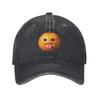 Funny AI Orange with Tongue Out Gen Z Humor BrainRot Creative Baseball Cap Unisex Hats Women Visor Protection Cotton Tops Gorras