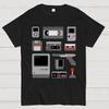 Pixelated Memories Vintage Cotton Summer Casual Cool Loose T-Shirt