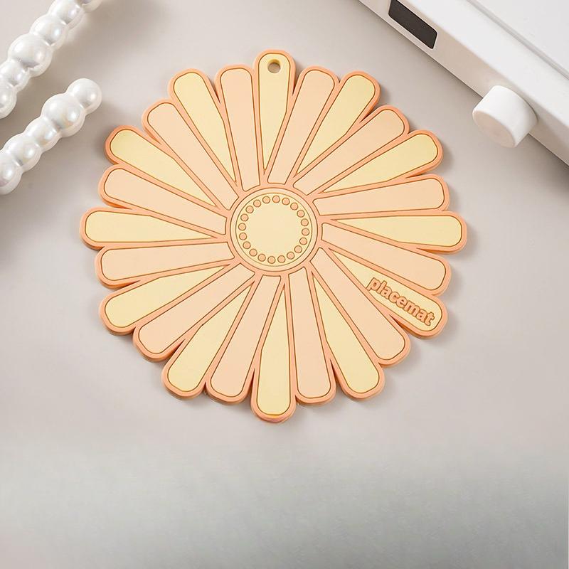 Soft Rubber Heat Insulation Pads, Table Heat Insulation Pads, Bowl Pads, High-temperature Resistant and Scalding Pot Coasters