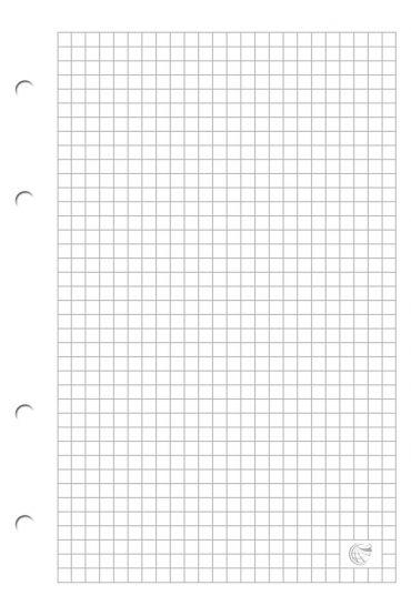 Binder insert A4 100 sheets grid interdruk p5