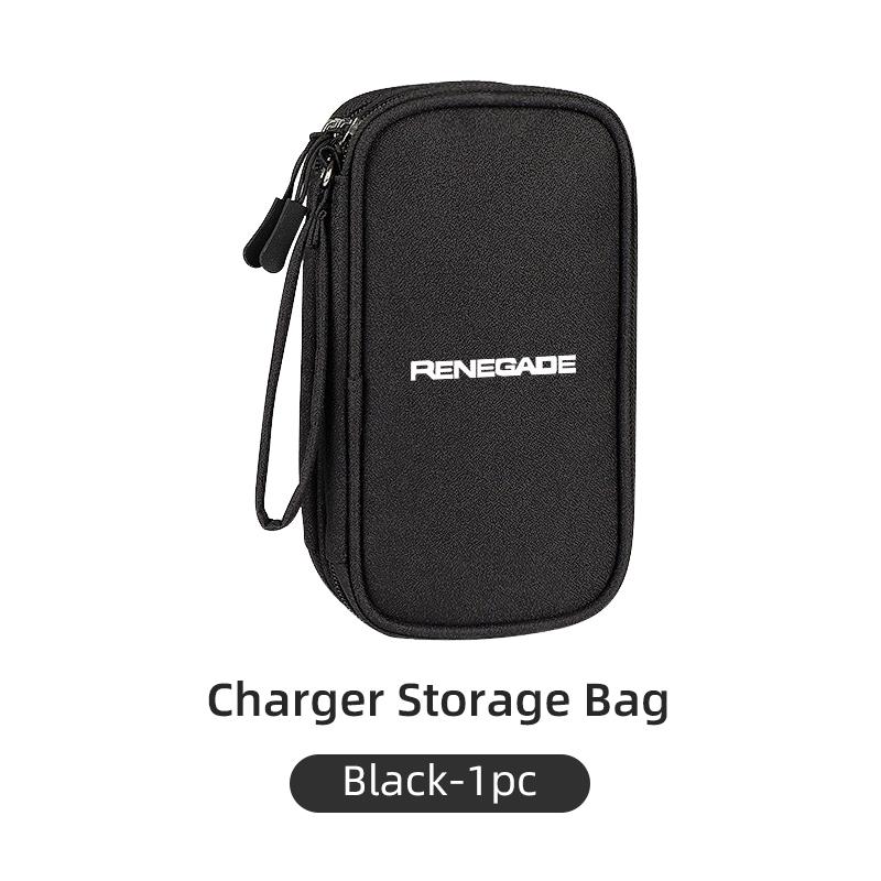 Car Interior Data Cable Storage Bag Mini EVA Case Travel Pack For Jeep Renegade Compass Grand Cherokee Wrangler JK Patriot Liber AJY1