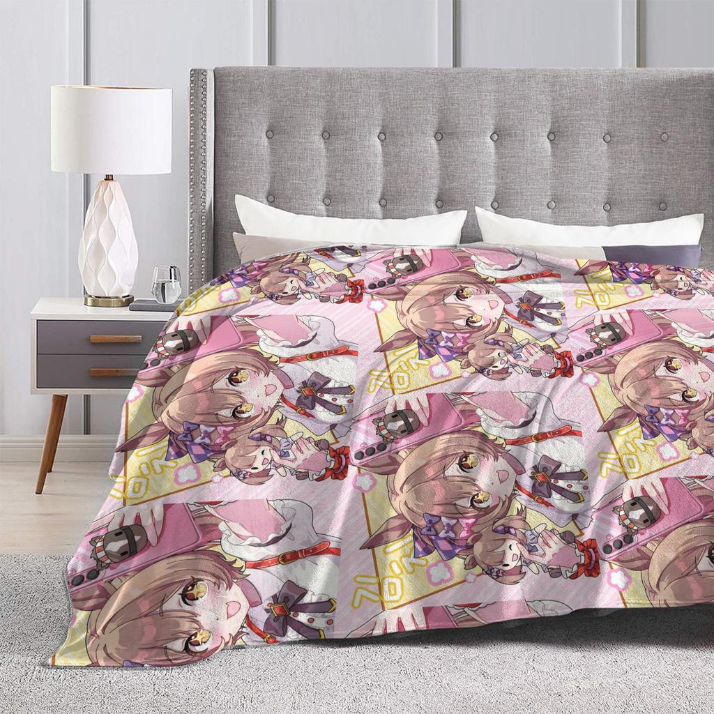 Smart Flacon Umamusume Pretty Derby Blankets Fleece Spring Portable Lightweight Throw Blankets for Home Travel Bedding Throws
