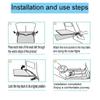 Portable Children's Airplane Travel Bed Airplane Footrest Baby Airplane Car Seat Rest Hammock Extender Long