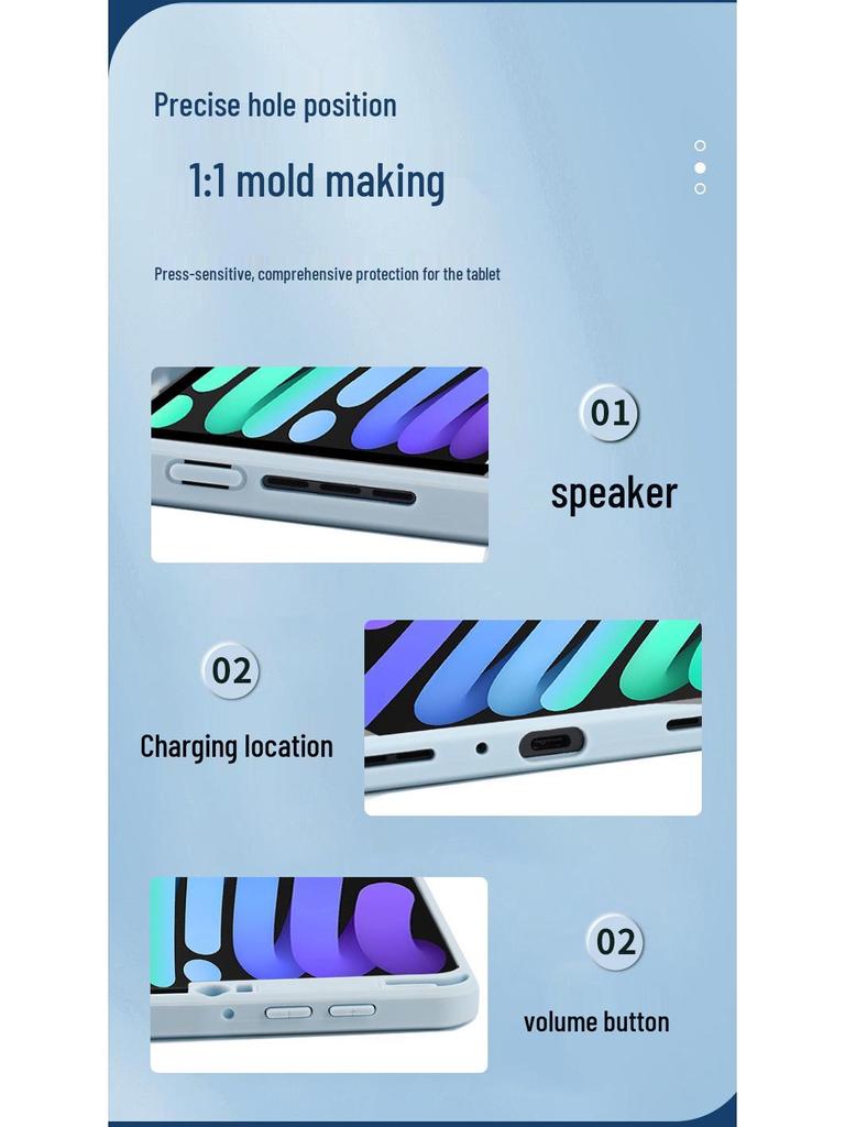 2022 OPPOpad 10.3-inch Acrylic Drop-proof Tri-fold Tablet Case