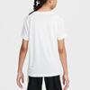 Nike Dri-Fit T-Shirt Schnelltrocknend Trainingsstrick Leicht Kurzarm Kinder Tops Weiß HQ3257-100