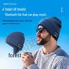 Bluetooth Music Knit Hat - Wireless Stereo Cap for Night Running & Cycling, Autumn/Winter Warmth