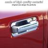 Chrome Exterior Door Handle Shell & Handle Bowl Cover Trim For Ford F150 2015-20