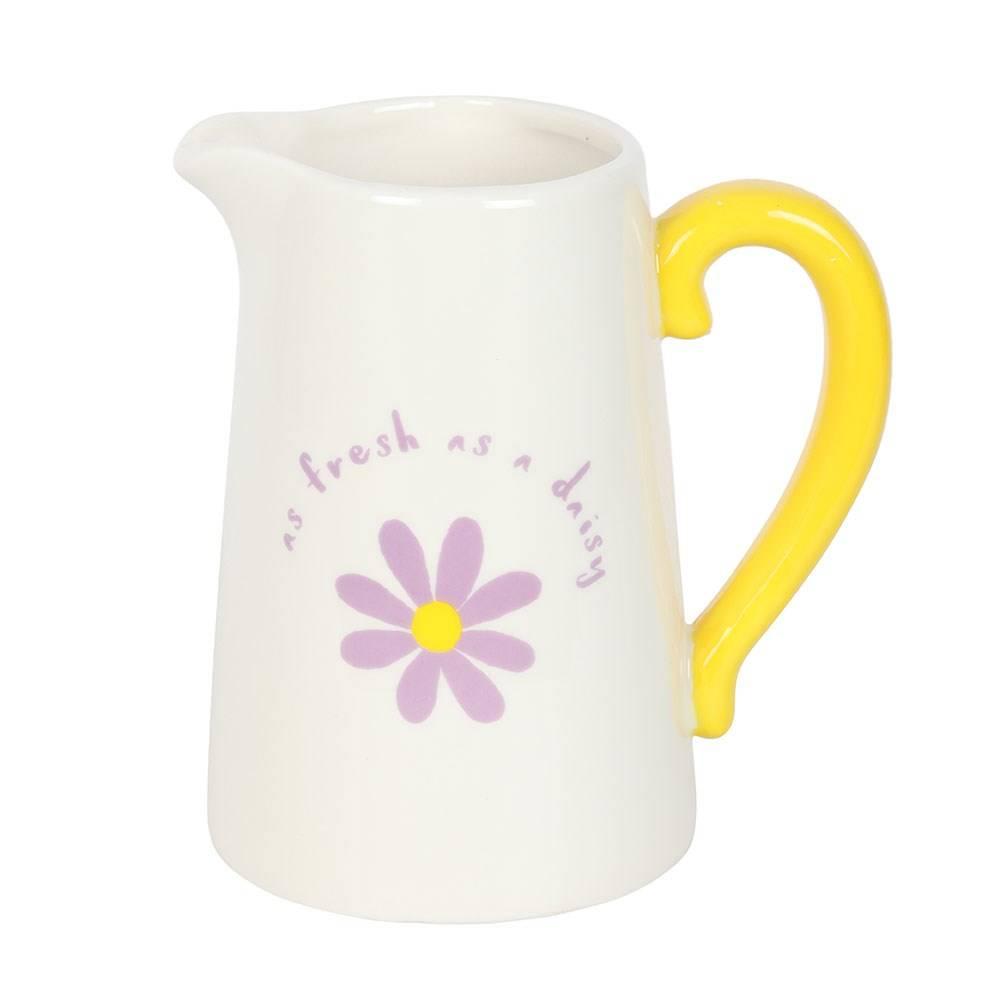 Something Different Fresh As A Daisy Flower Ceramic Jug