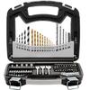 Drill Bit Set 101PCS Screwdriver Bit Set with Carrying Case Multi-purpose