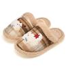 Cotton slippers women's winter indoor home thermal wool slippers men's home men's autumn and winter