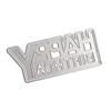 Happy Birthday Cutting Dies 106x46mm Carbon Steel Die Cut Templates for Card Making Scrapbooking Packaging Embellishment