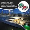 Båtnavigeringsljus LED Båt Yacht Segling Signal Varningsljus Signalbelysning Vattentäta Elektriska Tillbehör