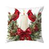 Christmas Reindeer Santa Claus Cushions Pillowcase Polyester Cushion Cover Throw Pillow Sofa Decoration Pillowcover Home Decor