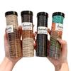 100 Durable Seamless High Elastic Hair Ties with No Damage Barrel Pack