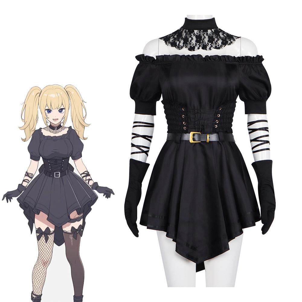 Grok Dívčí Cosplay Kostým na Halloween s Krátkou Sukní Pro Fanoušky Anime Her