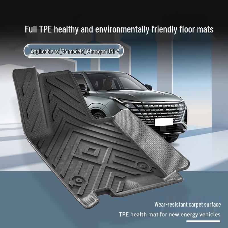 Eco-Friendly TPE Mats for Changan UNI-Z: Includes Full Set with Seat Back and Trunk Mats